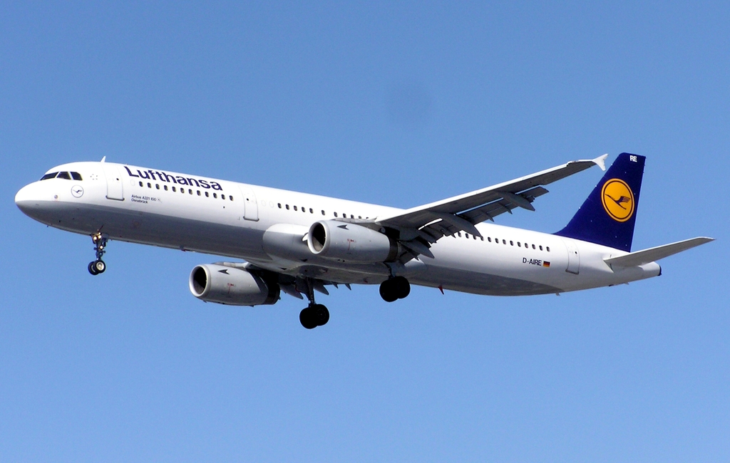 德国汉莎航空的A321 德国汉莎航空的A321