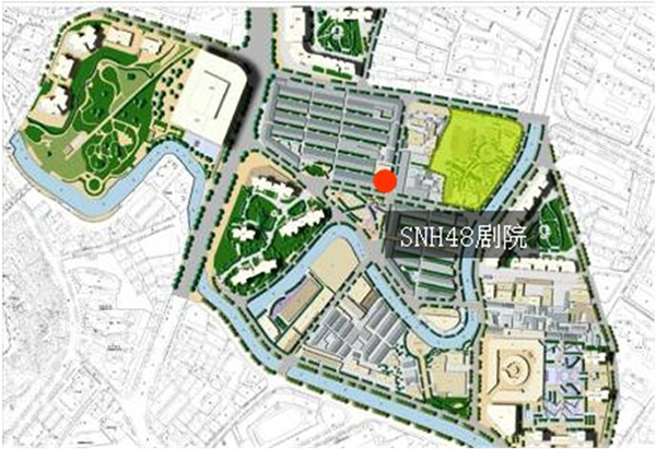星梦剧院位置示意图 星梦剧院位置示意图