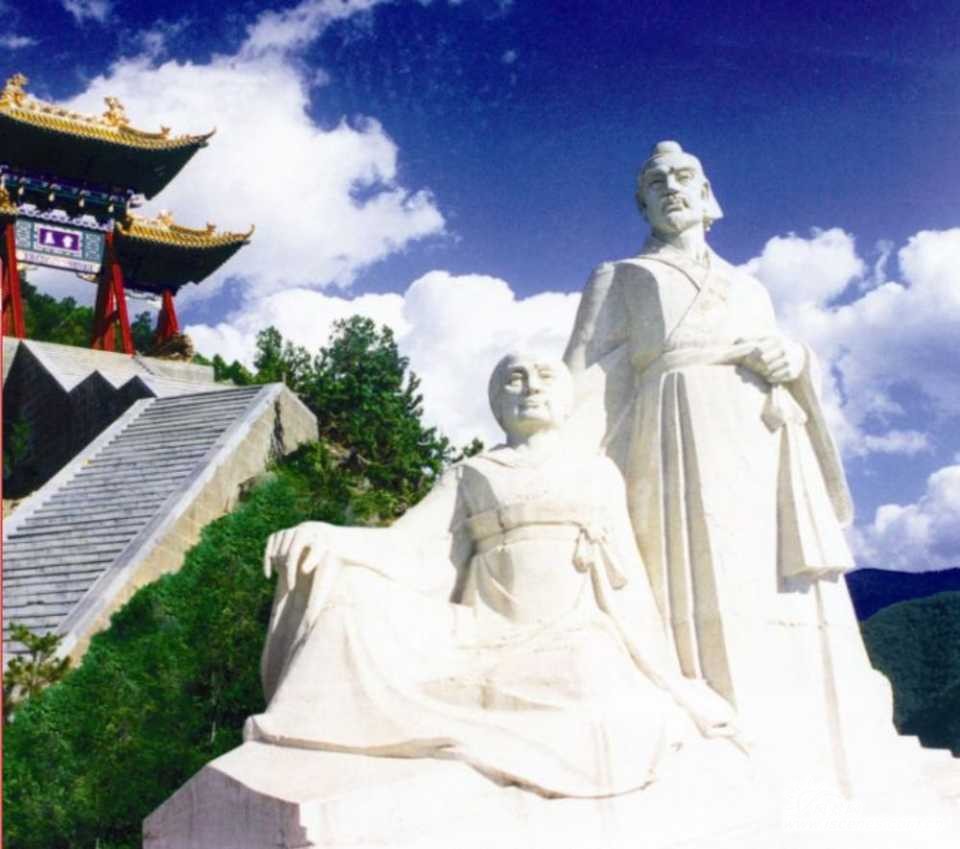 介子推母子雕像 介子推母子雕像