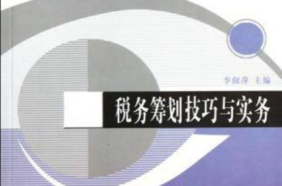 税务筹划技巧与实务 税务筹划技巧与实务