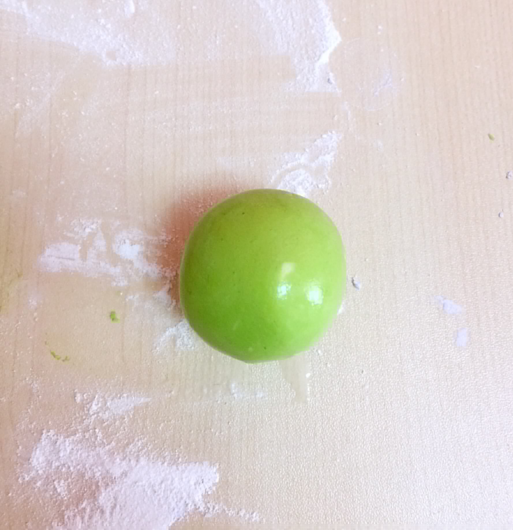 五彩豆沙汤圆