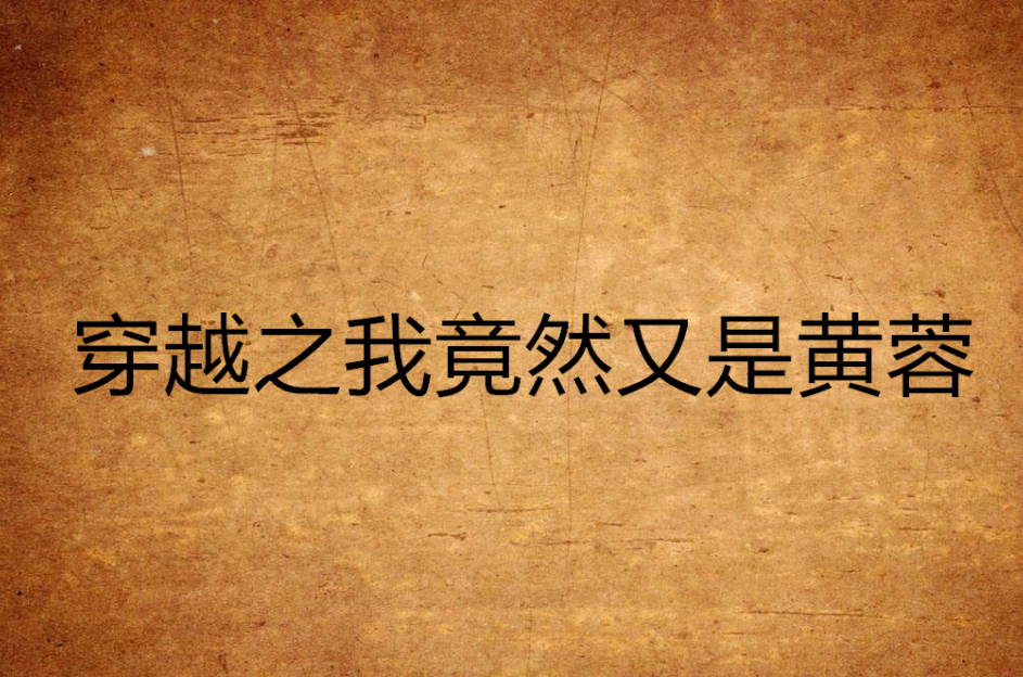 穿越之我竟然又是黄蓉