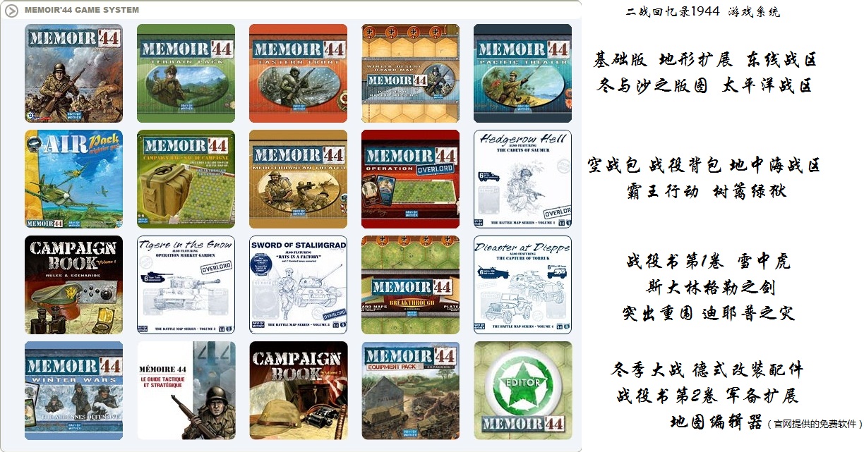 系列封面与中文名称