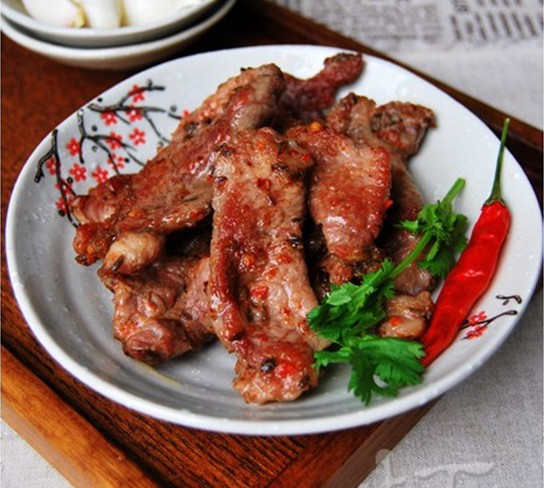 香煎梅花肉 香煎梅花肉