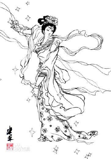 《七仙女》王建峰 绘 《七仙女》王建峰 绘