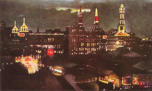 30年代南京路夜景 30年代南京路夜景