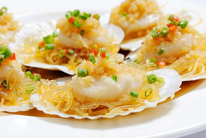 蒸扇贝 蒸扇贝