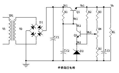 串联型稳压电源原理图 串联型稳压电源原理图