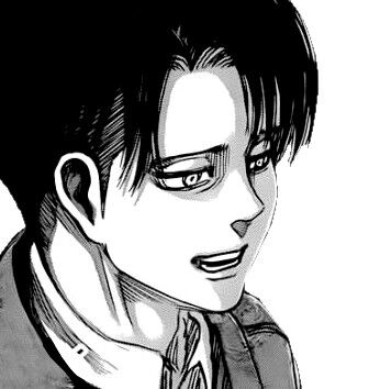 漫画中利威尔的微笑 漫画中利威尔的微笑