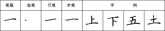 长横的写法 长横的写法