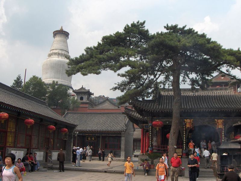 五台山寺院内部 五台山寺院内部