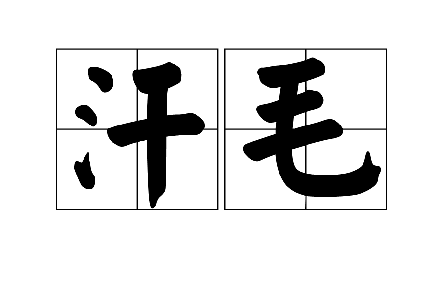 汗毛