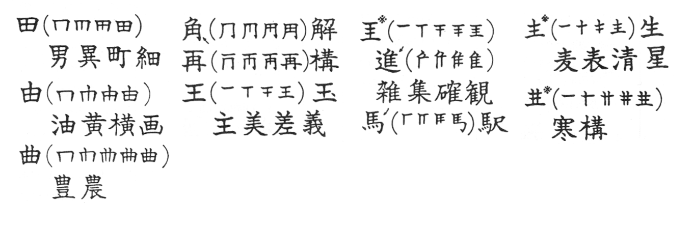 笔顺