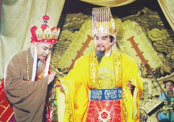 徐少华主演《西游记》续集剧照 饰唐僧 徐少华主演《西游记》续集剧照 饰唐僧