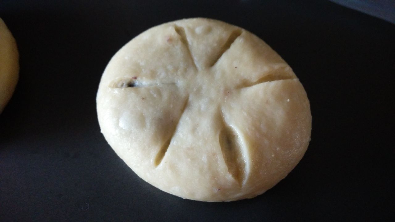 马铃薯红豆麵包
