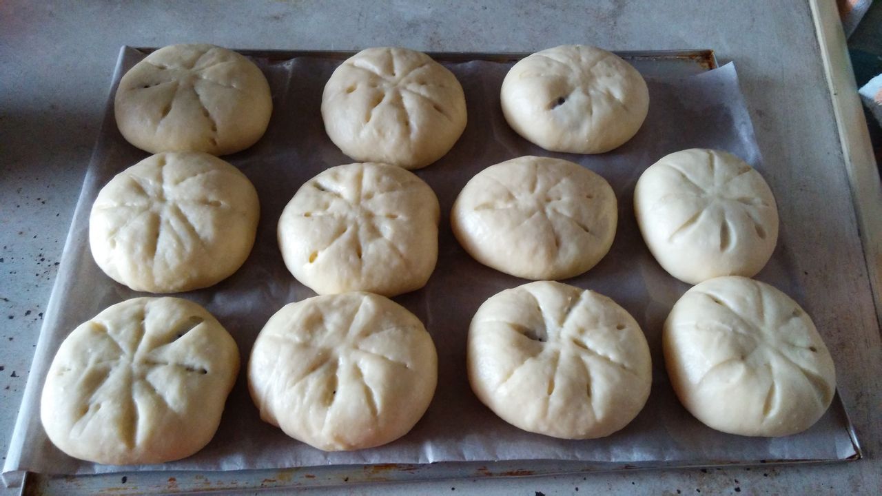 马铃薯红豆麵包