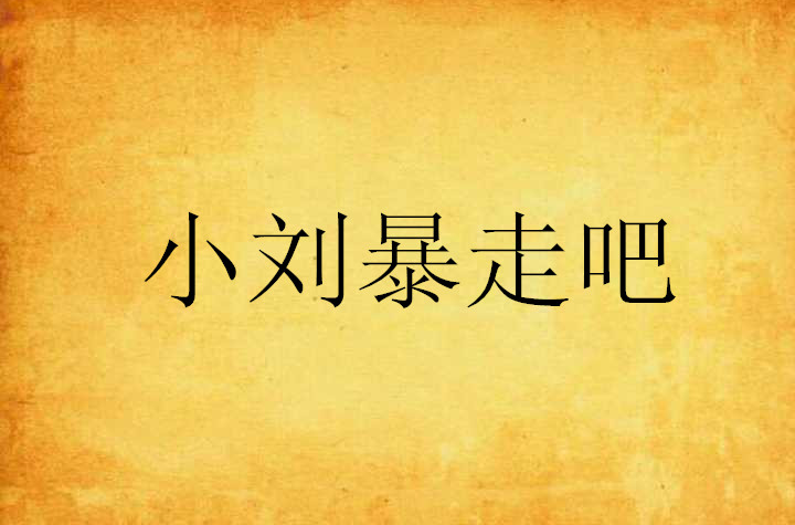 小刘暴走吧