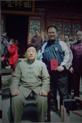 陈小旺与王庆喜合影 陈小旺与王庆喜合影