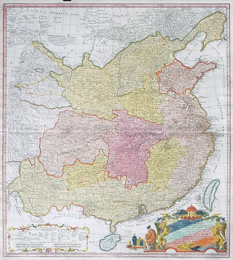 1735年中国地图 1735年中国地图