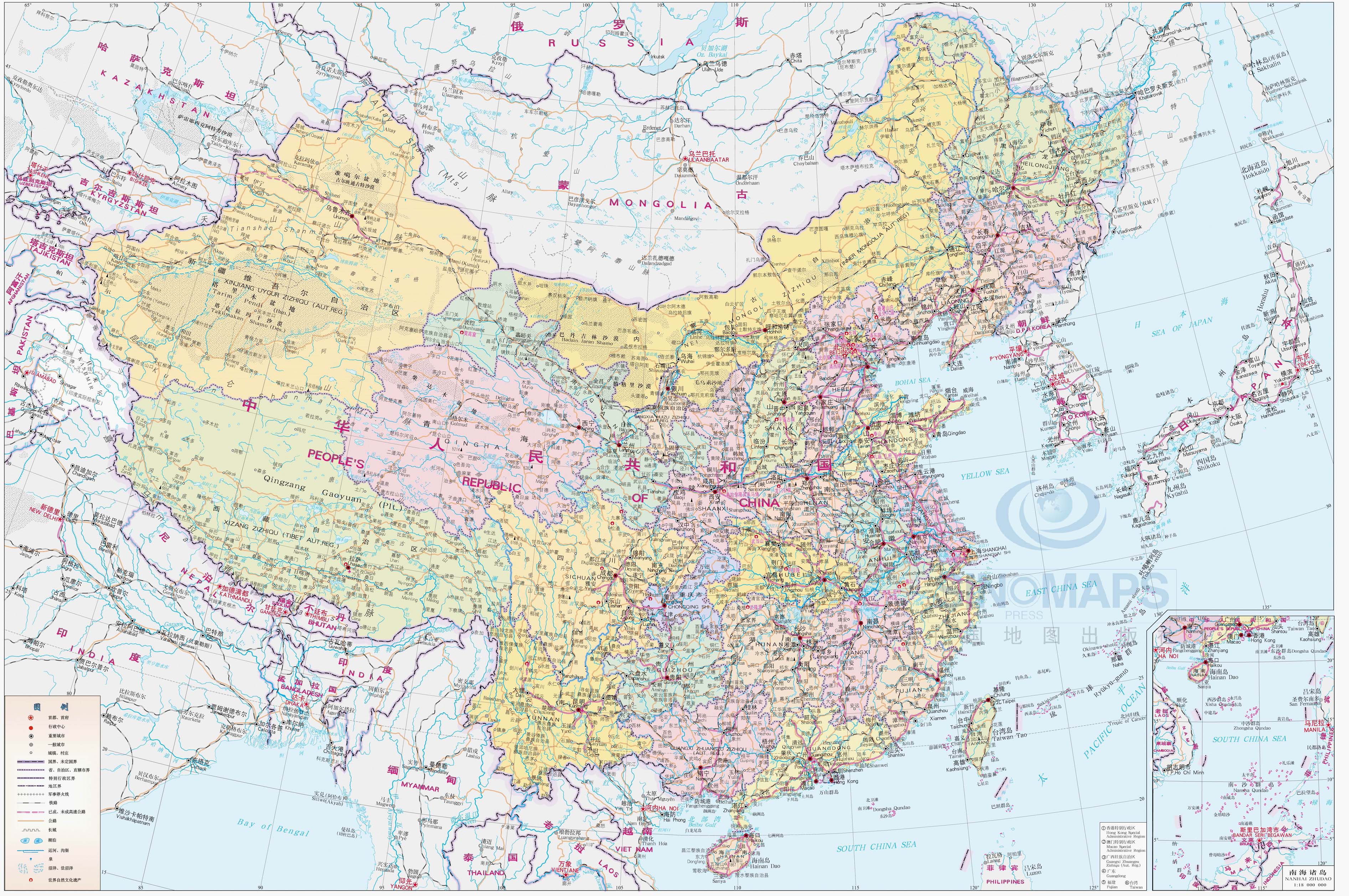 中国地图 中国地图