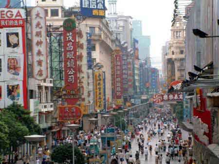 上海南京路商业街 上海南京路商业街