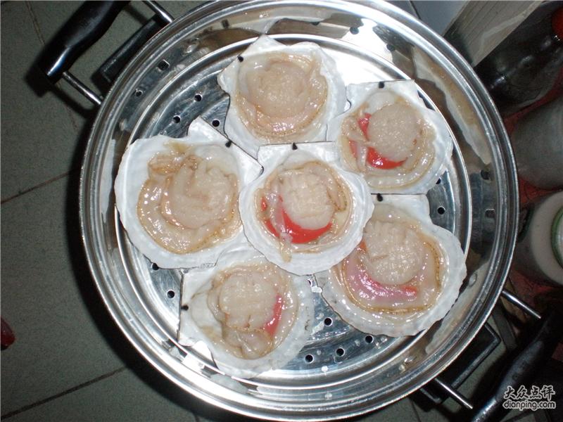 清蒸扇贝 清蒸扇贝