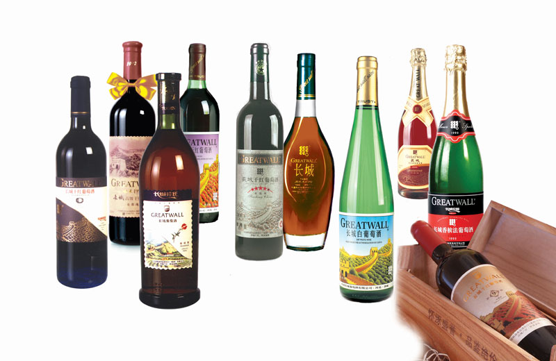 中粮酒业的长城葡萄酒系列产品