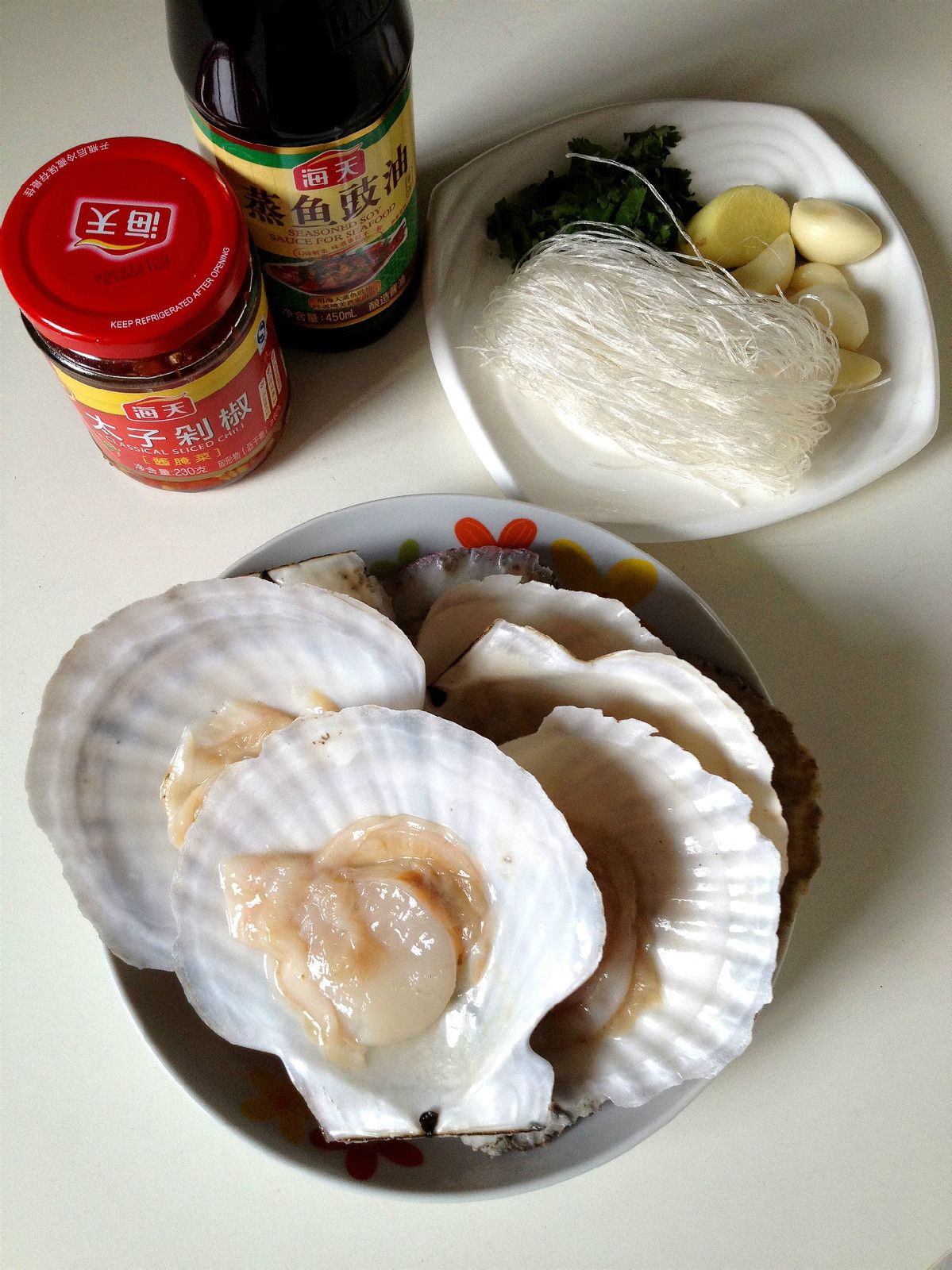 蒜蓉冬粉蒸扇贝