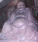 弥勒佛石刻像 弥勒佛石刻像