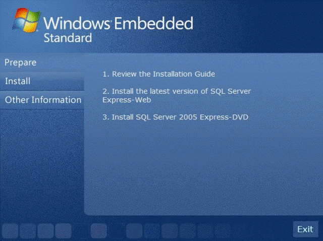 Windows XP Embedded Windows XP Embedded