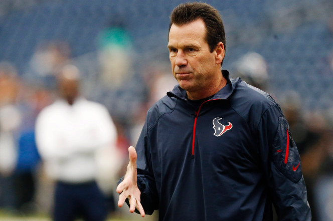 执教德州人时的Gary Kubiak