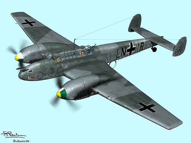 被纳粹寄予厚望的Bf-110重型战斗机