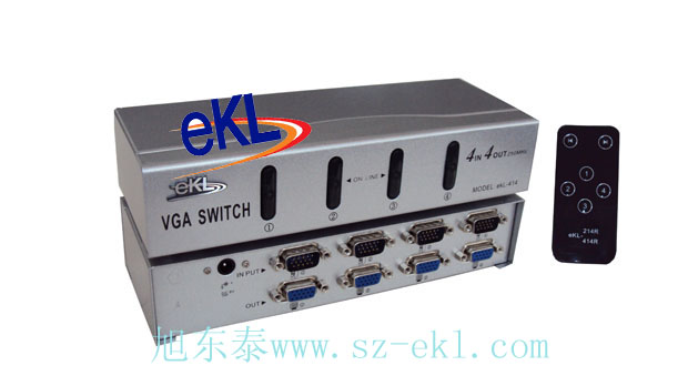 VGA4进4出分配切换双功能