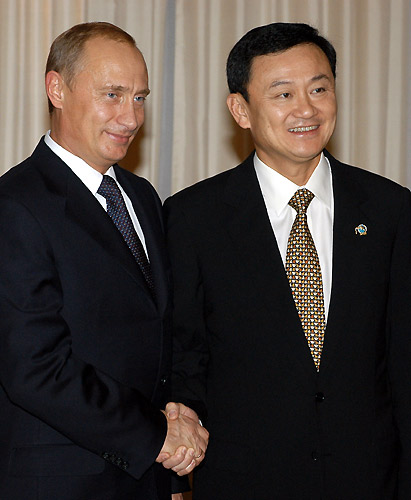 2003年在曼谷会见普京 2003年在曼谷会见普京