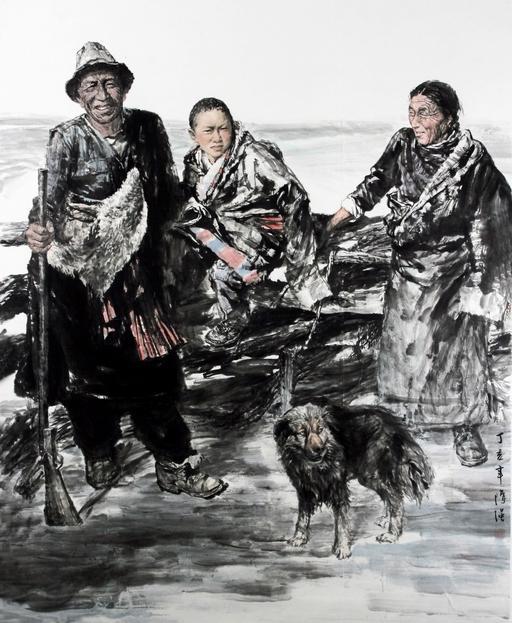 隋强人物画 隋强人物画