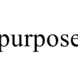 purpose(英文单词)