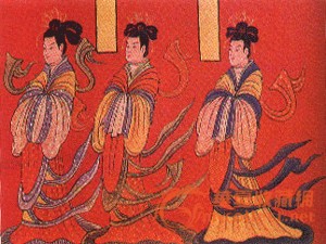 魏晋贵族妇女服饰 魏晋贵族妇女服饰