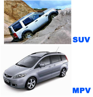 mpv和suv车型区别 mpv和suv车型区别