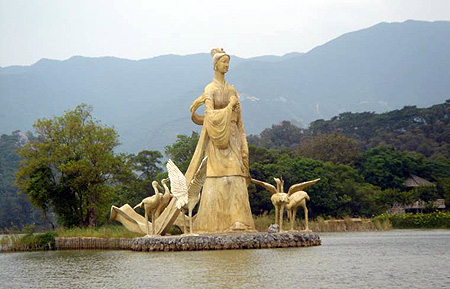 仙女湖禾花仙女像 仙女湖禾花仙女像