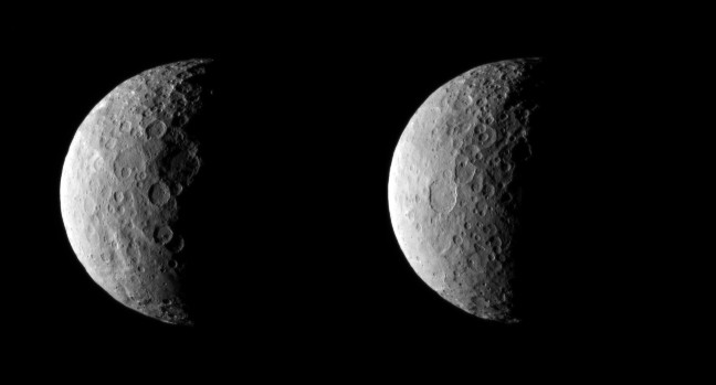 2月25日距离穀神星40000公里拍摄的照片
