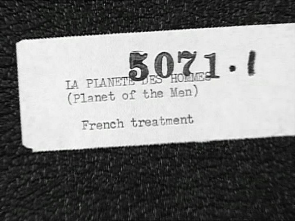 剧本“Planet of the Men”