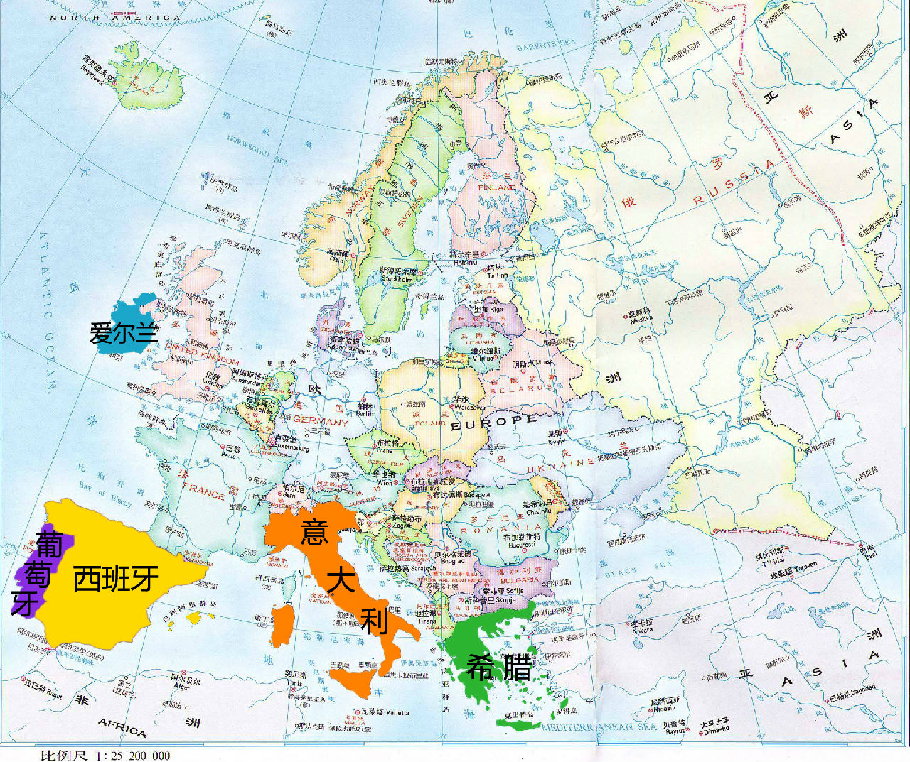 笨猪五国地理位置 笨猪五国地理位置