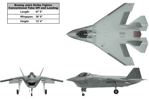 X-32三面图