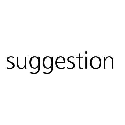suggestion suggestion