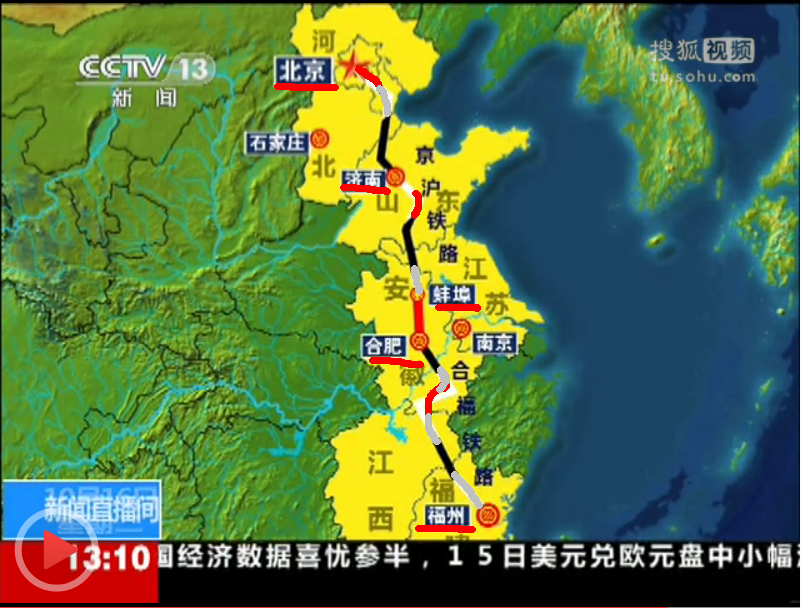 京福高铁示意图 京福高铁示意图