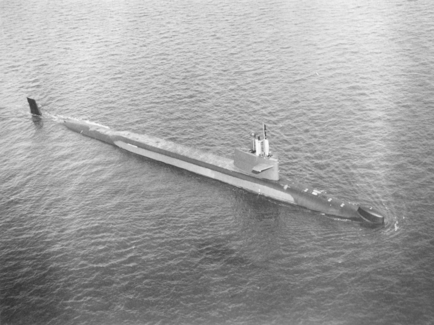 SSBN610“托马斯·A·爱迪生”号艇艏声吶导流罩 SSBN610“托马斯·A·爱迪生”号艇艏声吶导流罩