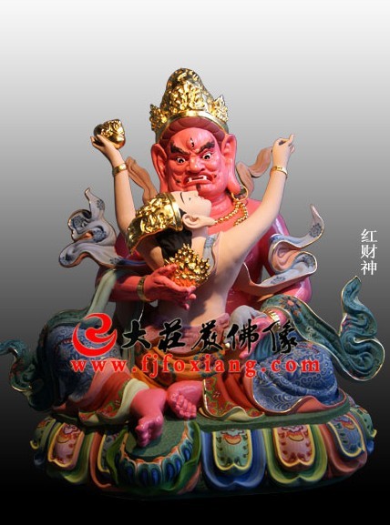 大庄严红财神160