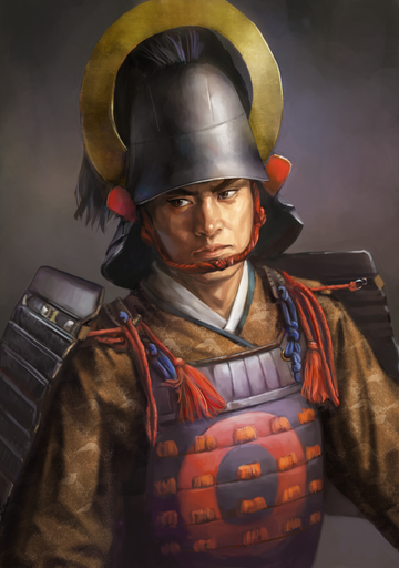 《信长之野望13：天道》中的立花宗茂半身像