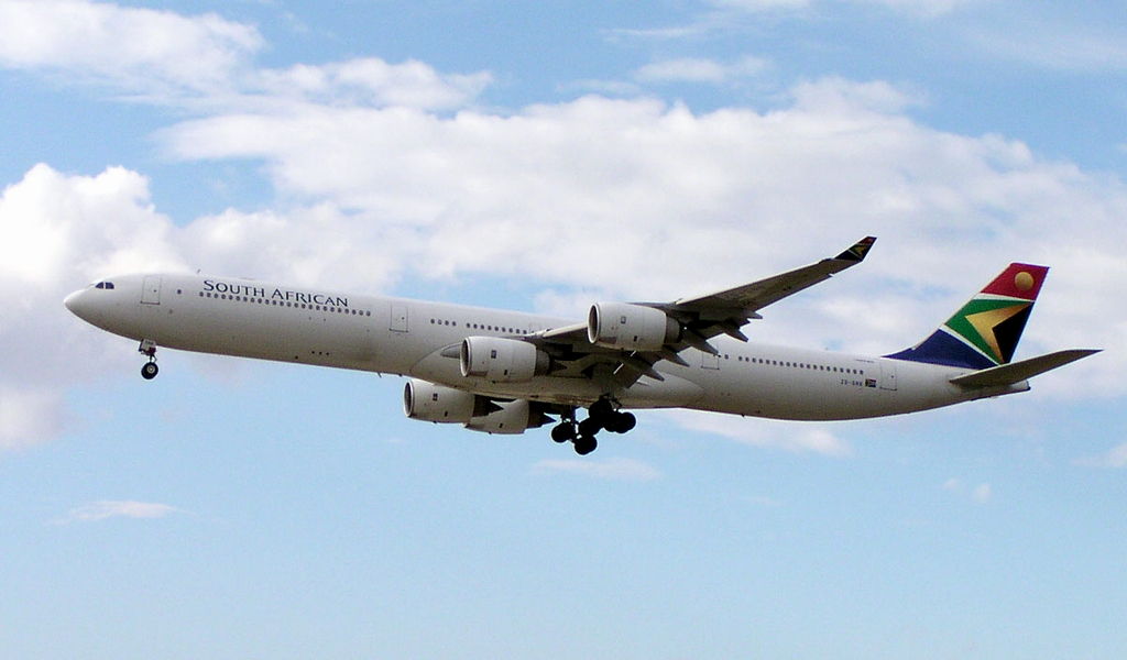 南非航空的空中客车A340-600 南非航空的空中客车A340-600