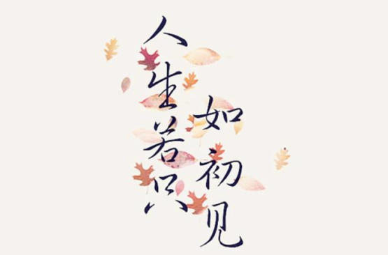 人生若只如初见(纳兰性德的诗句) 人生若只如初见(纳兰性德的诗句)